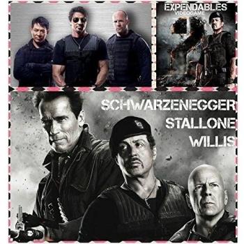 The Expendables II (24x25 inch, 60x63 cm) Silk Poster Seda Cartel PJ15-427B