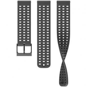 Correa de silicona Suunto Athletic 2 de 22 mm en color All Black S+M