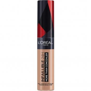 L'Oréal Paris Infaillible More Than Concealer, 328 Linen, Corrector de Cobertura Completa, 11 ml