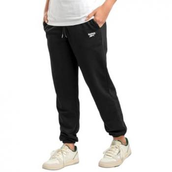 Reebok Pantalones Deportivos Ri French Terry para Mujer, Color Negro, Talla S