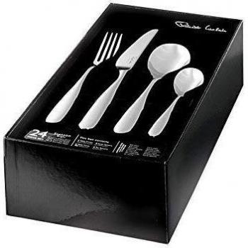 Robert Welch Stanton Bright Juego de Cubiertos, Acero Inoxidable, Plateado, 24 Piezas