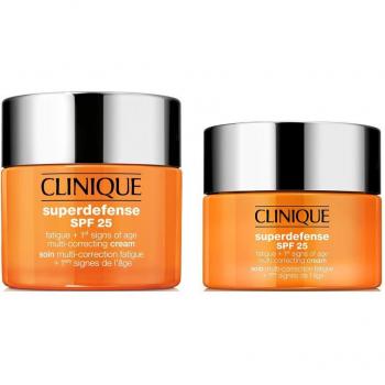 Clinique - Estuche de regalo Superdefense SPF25 Crema Antifatiga + Primeros Signos de Envejecimiento 50 ml + 30 ml