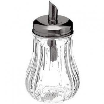 Azucarero de Cristal Multicolor con Dosificador, 18 cl