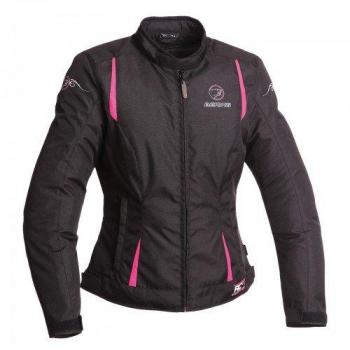Bering chaqueta moto Lady Anika, Negro/Fucsia, Talla 46 