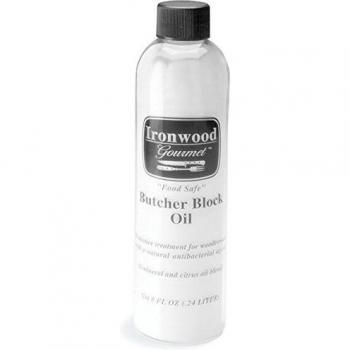 Ironwood Gourmet Butcher Block Mineral Oil Anti-Bacterial 8Oz Preservative New
