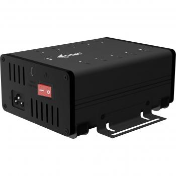 Hub de Carga y Datos USB-C/USB-A Metal con 10 Puertos USB-C y 15W por Puerto