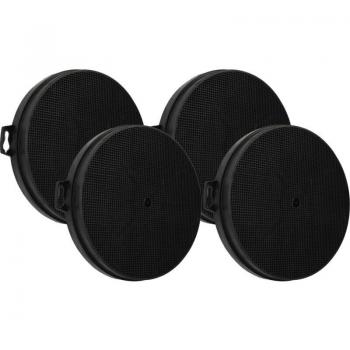 Vhbw 4x Filtro de Carbón Activado Compatible con Hanseatic 673086 - SY-3288B-E1-C-600, 664372 - SY-103D1-E3-C10-900 para Camp