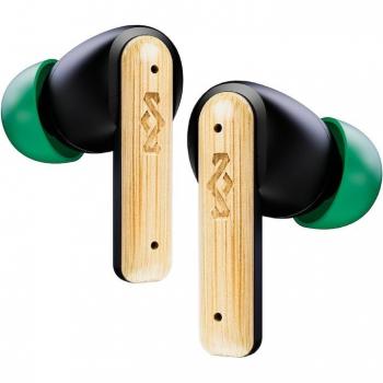 Auriculares Bluetooth Intraauriculares True Wireless Marley Little Bird Negro IPX4