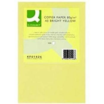 Q-Connect - Papel Color Din A3 80Gr Champagne Paquete De 500 Hojas