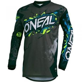 Element Youth Villain Long-Sleeve Motocross Jersey - Grey Size S