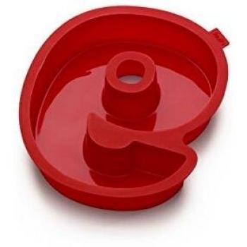 Lékué Pastel nº 9 Molde Silicona número 9, Rojo, Único