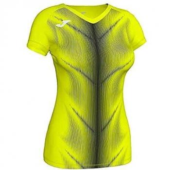 Joma Olimpia Camisetas, Mujer, amarilo f-Negro, XL