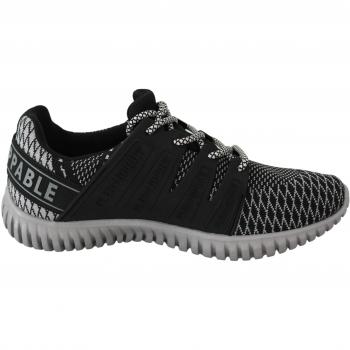 Plein Sport Black Polyester Runner Mason Sneakers - EU40/US7