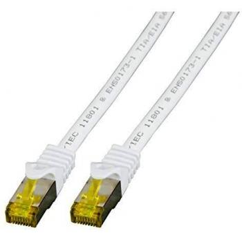 Cable de red S/FTP Cat6a 2m Blanco LSZH