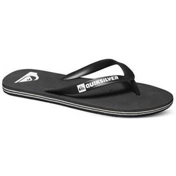 Quiksilver Molokai - Sandalias para hombre, Negro, 42