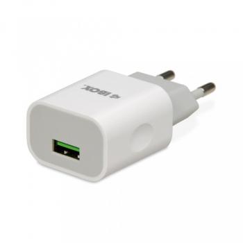 Cargador de Pared iBox C-35 Universal Blanco 1x USB 1A Corriente Alterna Interior