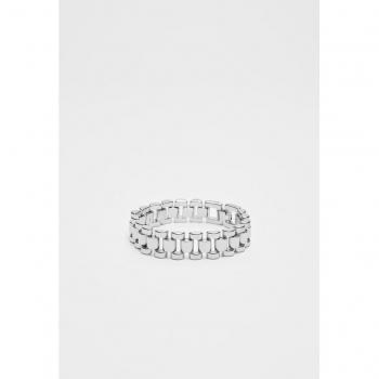 Grey Watch-Style Chain Bracelet OS