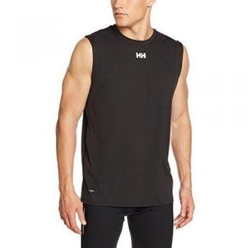 Helly Hansen VTR SL - Camiseta sin mangas para hombre, color negro, talla L