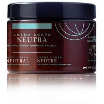 Ischia Crema Corporal de Masaje Neutra 500 ml con Aceite de Almendra Dulce y Vitamina E