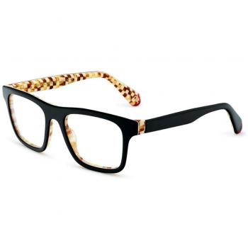 Etnia Barcelona Brutal No.05 BK Men's Eyeglasses Black Size 51 - Blue Light Block Available (Frame Only)