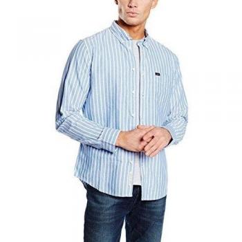 Lee Button Down SS - Camisa Hombre, azul