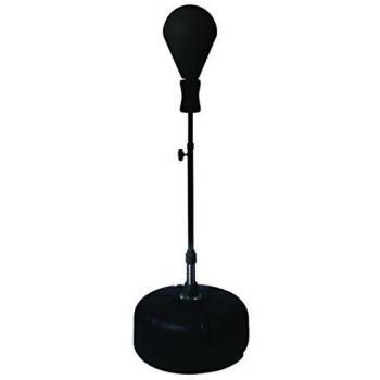 Tunturi 14BLSBO055 Speedball de Pie con Lanza Bruce Lee, Unisex Adulto, Negro, Talla Única