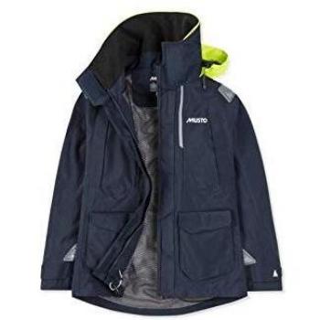 Musto Chaqueta de Abrigo Mujer BR2 Yacht Sailing and Boating Coastal Sailing Yachting y Dinghy - Azul Navy - Impermeable Transpirable