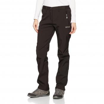 Regatta Women's Geo Softshell Trousers - Water Repellent, Black, Size 16