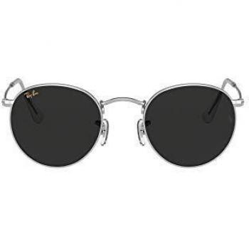 Ray-Ban RB3447 Redondo Metal 9198B1 Gafas de Sol Plateadas