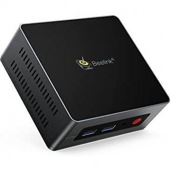 Beelink GK55 Mini PC Windows 10, Mini Ordenadores de sobremesa con Intel Gemini Lake Refresh J4125, 8GB DDR4/128GB M.2 SATA SSD 2280, WiFi Dual, 4K, 1000Mbps, HDMI Dual, BT 4.0