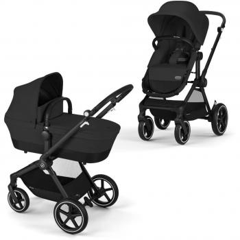 Cybex - Carro de bebé EOS Cybex, Silla Paseo Eos Lux, ligero y compacto, plegado fácil con una mano, ruedas todo terreno, asiento reclinable en múltiples posiciones, capota extensible con protección