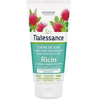 Natessance Leave-In Castor Oil Hair Care Cream, 100 ml