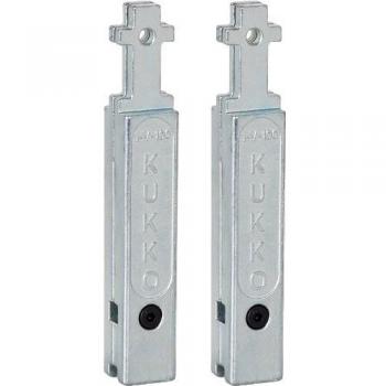 Kukko AR1-V-100-P, Negro, 100mm, Set de 2 Piezas