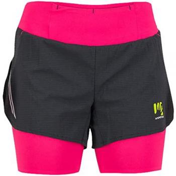 Pantalón corto Karpos Cengia fucsia y negro para mujer - Talla S