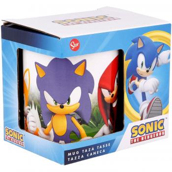 Taza de Cerámica Sonic 325 ml en Caja de Regalo