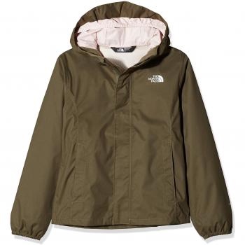 The North Face Kids TNF Chaqueta Resolve Reflective, Niñas, New Taupe Green, M