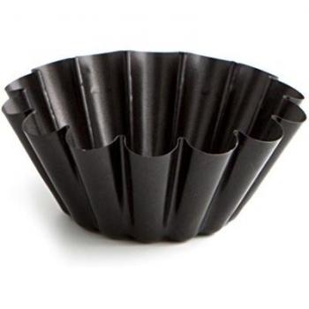 Quid QD Molde Tulipa 14Cm Sweet Grey, Acero, Negro, 0.19 cm