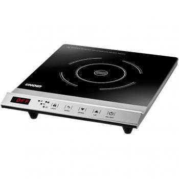 Unold 58255 Mesa - Placa (Mesa, Placa de inducción, Vidrio y cerámica, Negro, Plata, 1800 W, Tocar)