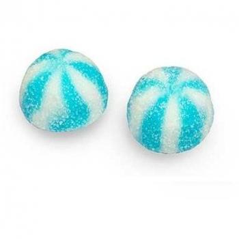 Caramelos de goma Dulceplus Besos Twist AZULES azúcar 1kg.