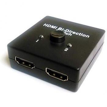 YATEK Splitter - HDMI Switch 2x1 o 1x2 Bi-Direccional, soporta 4K x 2K YK-0201mini