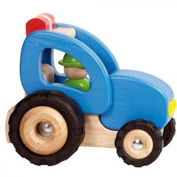 Tractor de Madera Goki - Juguete Sólido de Alta Calidad para Niños