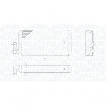 Radiador de calefacción MAGNETI MARELLI 350218403000