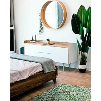 Alfombra Vinílica Baldosa Hidráulico Oriental Verde 100x140 cm - Antideslizante e Ignífuga para Cocina y Salón