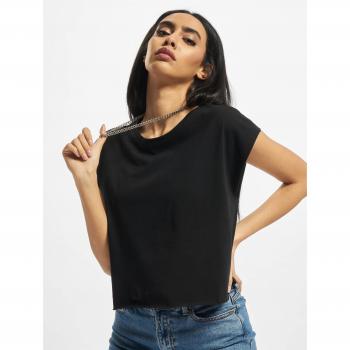 Urban Classics Women's Organic Black Short T-Shirt