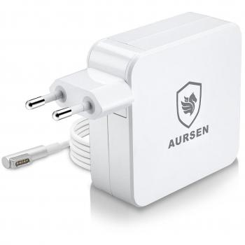 Aursen Cargador de adaptador de 85 Vatios de para Apple MacBook 15'' / 17''Pro con cargador MagSafe 1, forma de L Compatible con Apple Parts #A1343/A1222/A1297/A1290/A1286/A1260/A1229/A1226/A1211/A1172/A1151/A1150