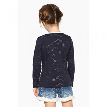 Desigual - Camiseta de manga larga - para niña blanco blanco 9 años