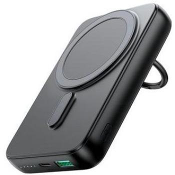 Power Bank Inalámbrico Joyroom JR-W050 10000mAh 20W MagSafe con Soporte y Anillo - Negro