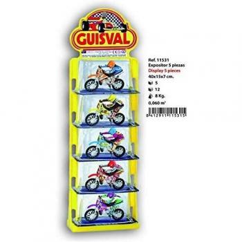 Guisval - Motocross, Set de 5 Piezas, Escala de 1:22