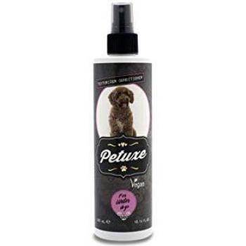 Petuxe Acondicionador Vegano para Perros de Agua. Acondicionador Vegano Perros. Texturizador Perro de Agua. Acondicionador Mascotas. Hidratación, Brillo, Textura y fijación del Rizo