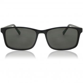SmartBuy Collection Rectangle Full Rim Plastic Men's Prescription Sunglasses Black Size 55